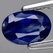 Heated only! .49ct electric blue VS Ceylon Sapphire