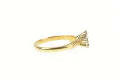 14K Yellow Gold 3.9mm Setting Vintage NOS 1950's Engagement Ring