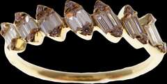 Eye Pleasing 18kt Yellow Gold Diamond Band