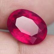 Stunning 7.36ct top blood red Ruby center stone
