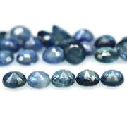 Multi-hue 6.94ct natural blue Sapphire set