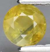 Vibrant .48ct canary yellow Sapphire solitaire