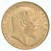 1902 Great Britain Gold Half Sovereign .1178 AGW