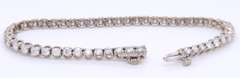 Unforgettable White Gold 3.50ctw Diamond Tennis Bracelet