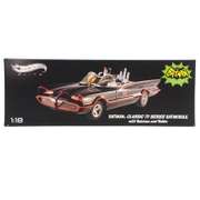 Adam West, Burt Ward Signed Elite1:18 Scale Die-Cast Batmobile w Figures