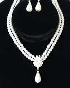 Set Of Fashion Jewelry Neck Lace And Earrings