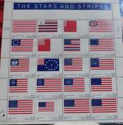 Stamp Sheets: Star Wars  &  Flags  $12.75