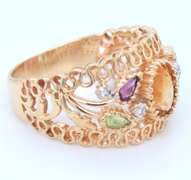 Ideal Yellow Gold oval Citrine Ring