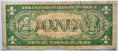 $1 1935 A Hawaii Emergency Issue Silver Certificate Fr2300