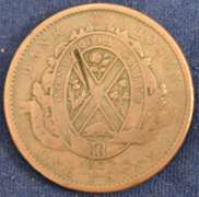 1837 Canada Bank Token, Circulated.