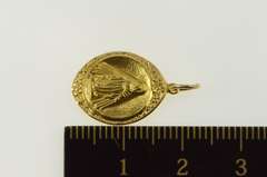 14K Yellow Gold Christian Virgin Mary Jesus Christ Charm/Pendant