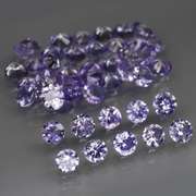 Glittering 5.22ct bright blue violet Tanzanite set