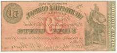Superb Crisp 1862 50 Cent Note The Hydeville Company Vermont!