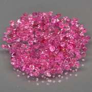 Rare heated only 2.54ct pink Sapphire set