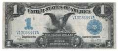 1899 $1 One Dollar Black Eagle Silver Certificate Bank Note US Bill