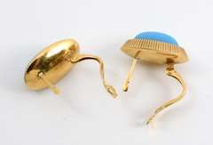 Beautiful Turquoise Earrings with French Backs