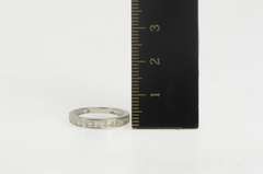 14K White Gold 0.75 Ct Princess Cut Diamond Wedding Band Ring