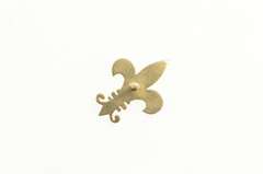 14K Yellow Gold Fleur De Lis Symbol Lapel Pin/Brooch