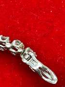 14K WHITE GOLD AND 4.00 CARATS OF DIAMONDS BRACELET.