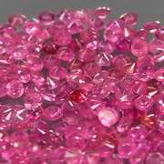 Rare heated only 2.54ct pink Sapphire set