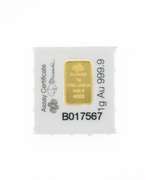 1 Gram Pure .999 Gold Bar
