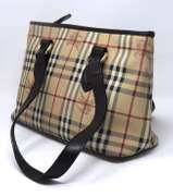 Burberry Haymarket Check Coated Canvas Regent Tote
