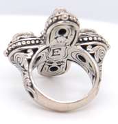 LADIES ELEGANZA RING AND MATCHING EARRINGS.