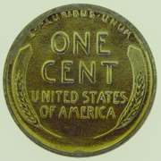1943 Lincoln Wheat 1 Cent Steel Penny