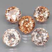 Matched! 5 piece 11.78ct full fire Imperial Topaz set