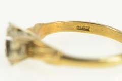 14K Yellow Gold 4.5mm Vintage NOS 1950's Engagement Setting Ring