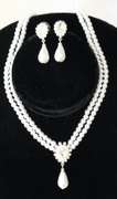 Set Of Fashion Jewelry Neck Lace And Earrings