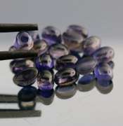 Collectors 15.17ct very best blue violet hue Iolite cabochon set