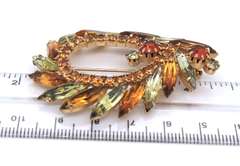Multi Color Costume Brooch
