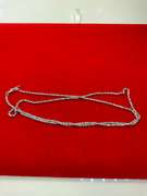 14K WHITE GOLD ROPE CHAIN