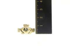 9K Yellow Gold Claddagh Traditional Irish Celtic Loyalty Ring