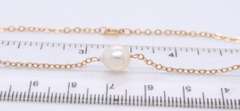 Lavish 14kt YG 7mm Fresh Water Pearl Necklace