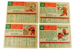 4 Rookie Stars 1959 Baseball Cards