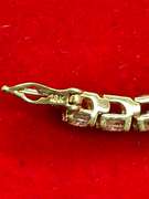 Certified Ladies Tennis Bracelet 18k gold and 9.12 carat of Natural Diamonds