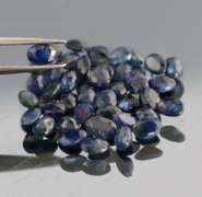 Natural 7.81ct royal blue Sapphire set