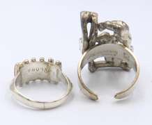 Group Lot of Vintage 925 Sterling Silver Rings