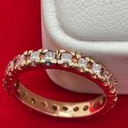14K GOLD AND DIAMOND ETERNITY RING