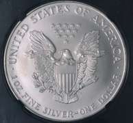 1995 American Silver Eagle NGC MS69