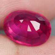 Vivid imperial red 4.61ct oval cut Ruby