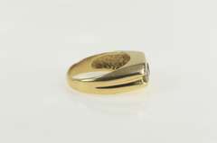 14K Yellow Gold 1.15 Ctw Natural Sapphire Diamond Statement Ring