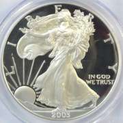 Great PCGS PR70DCAM graded 2003-W $1 Silver Eagle coin.