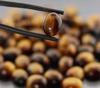 A sea of shimmer! 199.67ct Golden Tiger Eye cabochon set