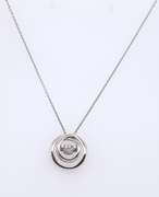 Sterling Silver Cubic Zirconia Pendant on Chain