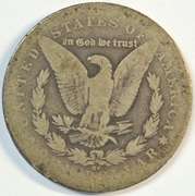 Key date 1878-CC Morgan Silver Dollar. Scarce 'CC'
