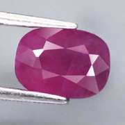 Glistening violet red 1.48ct UNHEATED Ruby