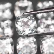 Glittering 16.30ct UNHEATED diamond white Topaz set